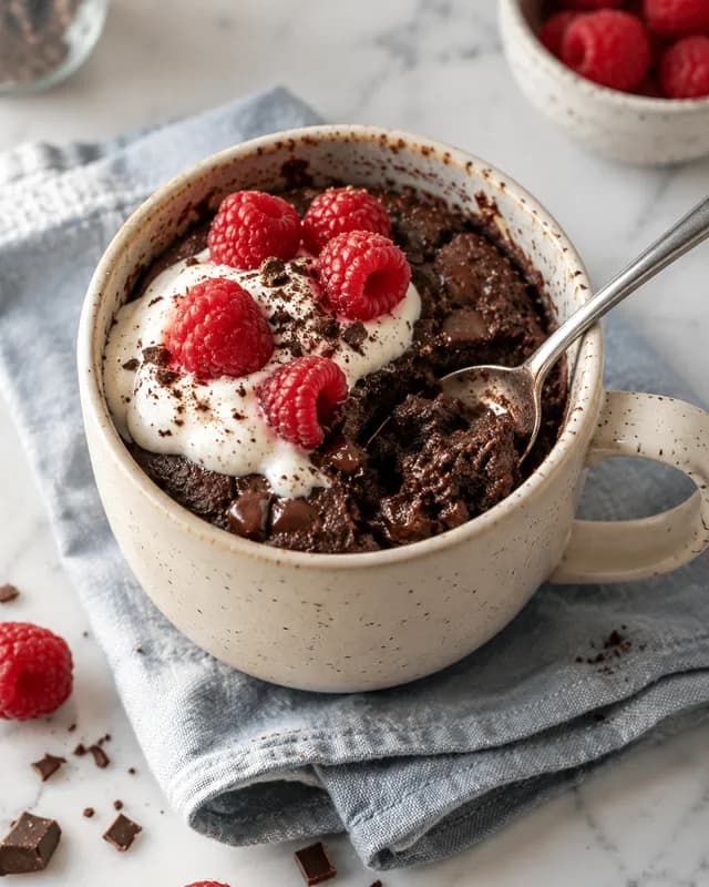 chocolate protein mug cake